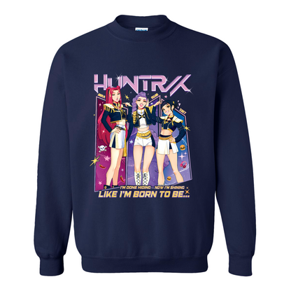Huntrix Demon Hunters Sweatshirt, Kpop Anime Girl Sweatshirt, Saja Girls Fan Sweatshirt, Kpop Huntrix Merch, Kpop Lover Gift for Fans