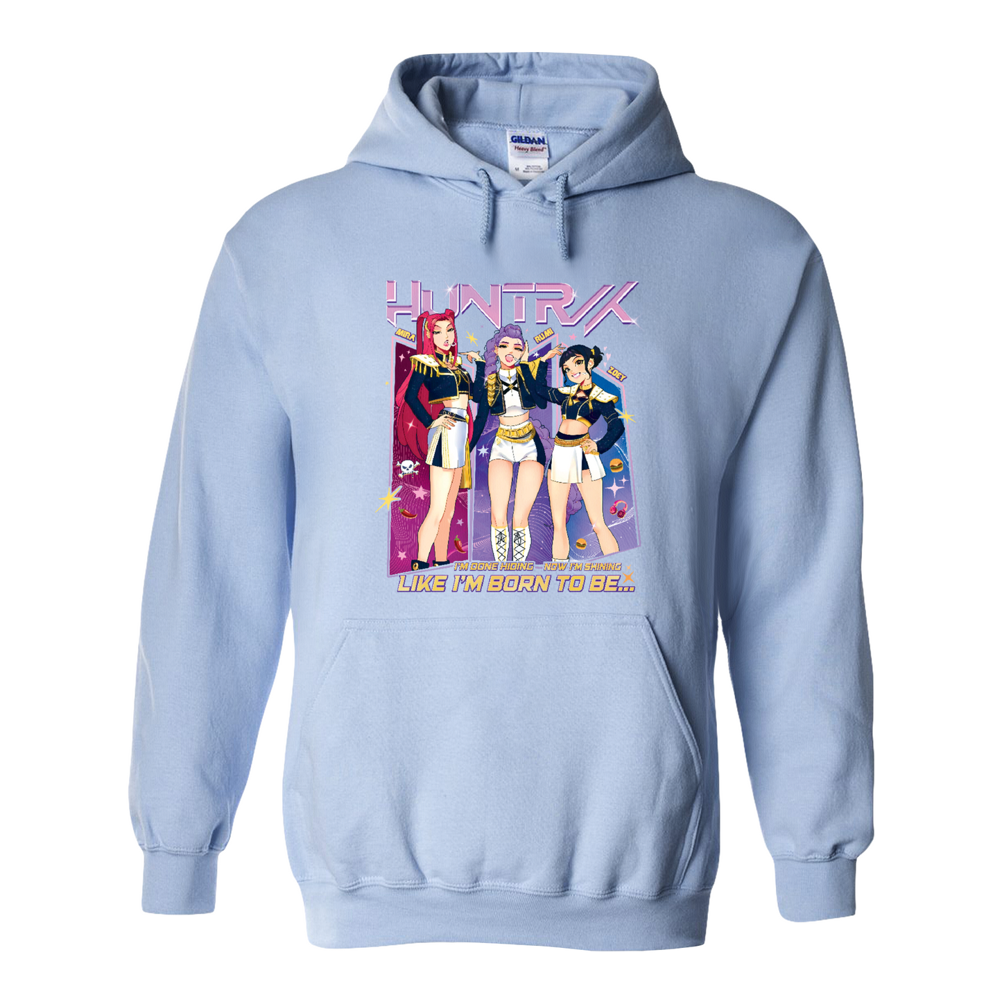 Huntrix Demon Hunters Hoodie, Kpop Anime Girl Hoodie, Saja Girls Fan Hoodie, Kpop Huntrix Merch, Kpop Lover Gift for Fans