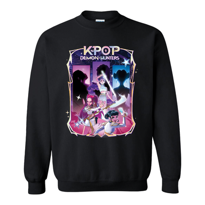 Huntrix Demon Hunters Sweatshirt, Kpop Huntrix Sweatshirt, Saja Boys Fan Sweatshirt, Idol Group Merch