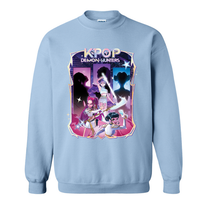 Huntrix Demon Hunters Sweatshirt, Kpop Huntrix Sweatshirt, Saja Boys Fan Sweatshirt, Idol Group Merch