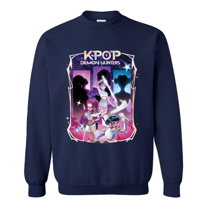 Huntrix Demon Hunters Sweatshirt, Kpop Huntrix Sweatshirt, Saja Boys Fan Sweatshirt, Idol Group Merch