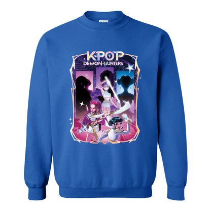 Huntrix Demon Hunters Sweatshirt, Kpop Huntrix Sweatshirt, Saja Boys Fan Sweatshirt, Idol Group Merch