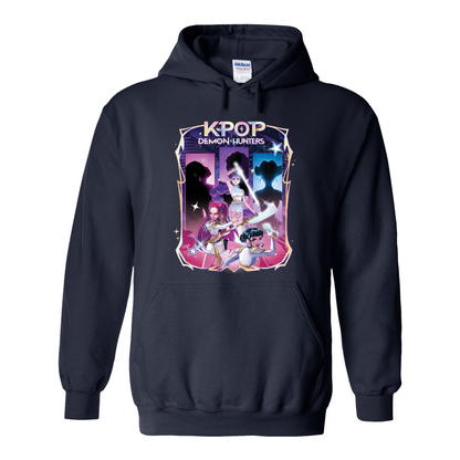 Huntrix Demon Hunters Hoodie, Kpop Huntrix Hoodie, Saja Boys Fan Hoodie, Idol Group Merch