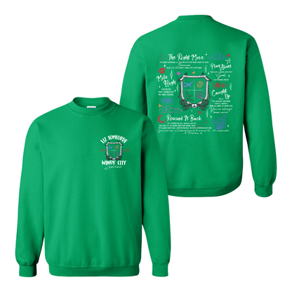 Ice Hockey Romance Sweatshirt, Windy City Series Book Sweatshirt 2 Sides, Liz Tomforde Fan Club Sweatshirt
