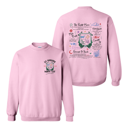 Ice Hockey Romance Sweatshirt, Windy City Series Book Sweatshirt 2 Sides, Liz Tomforde Fan Club Sweatshirt