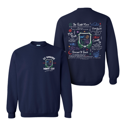 Ice Hockey Romance Sweatshirt, Windy City Series Book Sweatshirt 2 Sides, Liz Tomforde Fan Club Sweatshirt