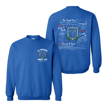Ice Hockey Romance Sweatshirt, Windy City Series Book Sweatshirt 2 Sides, Liz Tomforde Fan Club Sweatshirt