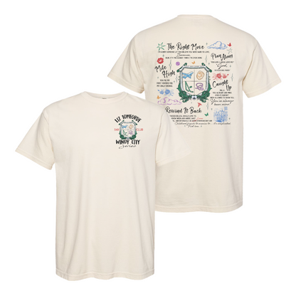Ice Hockey Romance Comfort Color Shirt, Windy City Series Book Shirt 2 Sides, Liz Tomforde Fan Club Shirt