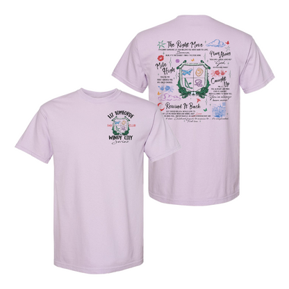 Ice Hockey Romance Comfort Color Shirt, Windy City Series Book Shirt 2 Sides, Liz Tomforde Fan Club Shirt