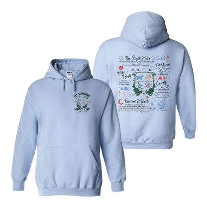 Ice Hockey Romance Hoodie, Windy City Series Book Hoodie 2 Sides, Liz Tomforde Fan Club Hoodie