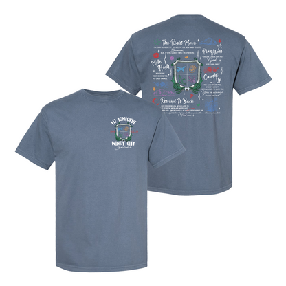 Ice Hockey Romance Comfort Color Shirt, Windy City Series Book Shirt 2 Sides, Liz Tomforde Fan Club Shirt
