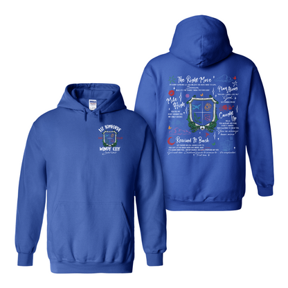 Ice Hockey Romance Hoodie, Windy City Series Book Hoodie 2 Sides, Liz Tomforde Fan Club Hoodie