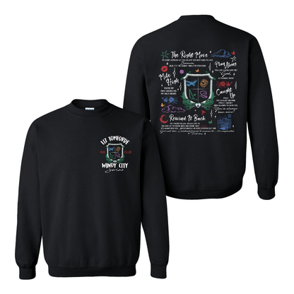 Ice Hockey Romance Sweatshirt, Windy City Series Book Sweatshirt 2 Sides, Liz Tomforde Fan Club Sweatshirt