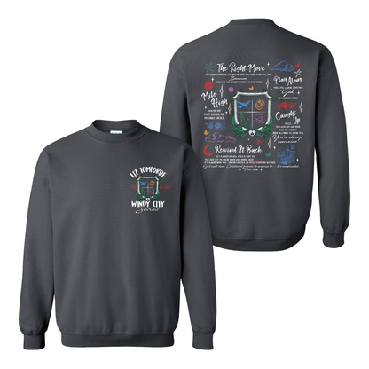 Ice Hockey Romance Sweatshirt, Windy City Series Book Sweatshirt 2 Sides, Liz Tomforde Fan Club Sweatshirt