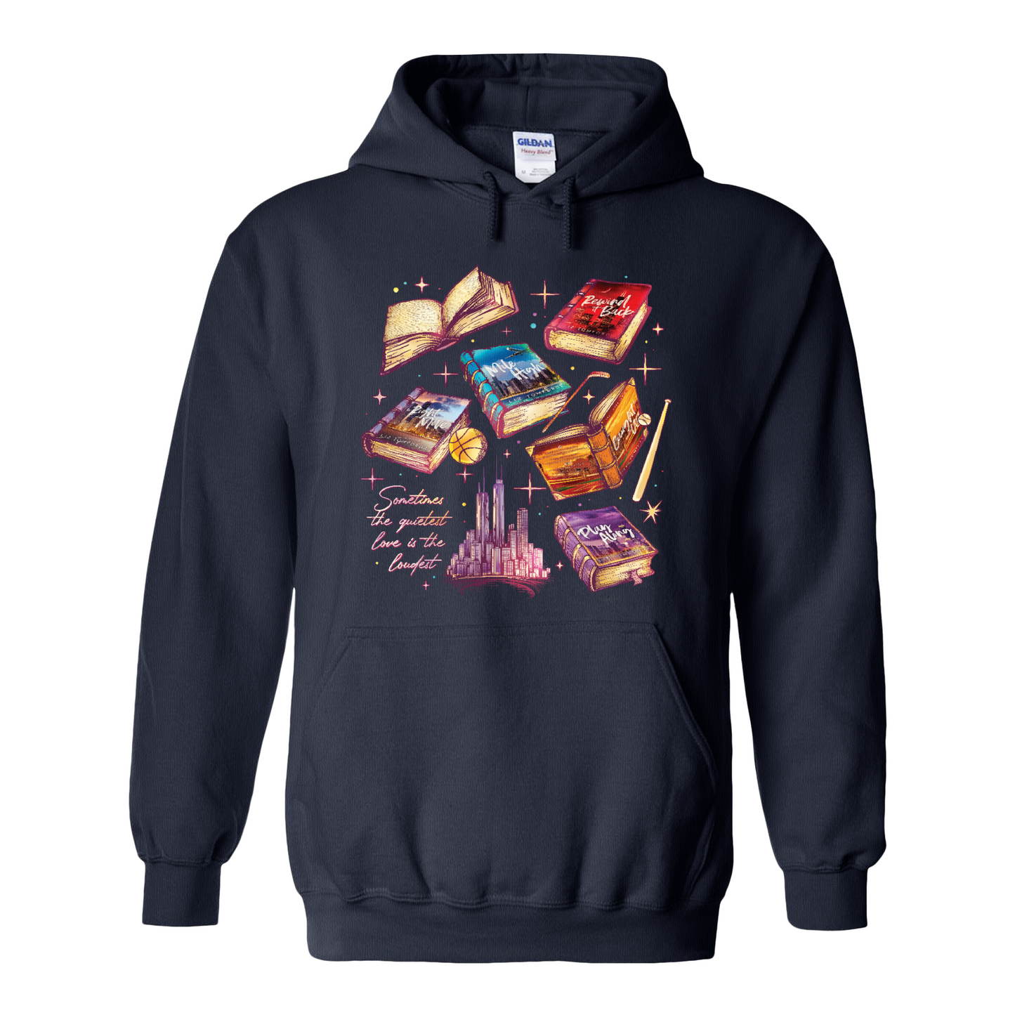 Ice Hockey Romance Hoodie, Windy City Series Book Hoodie, Liz Tomforde Fan Club Hoodie