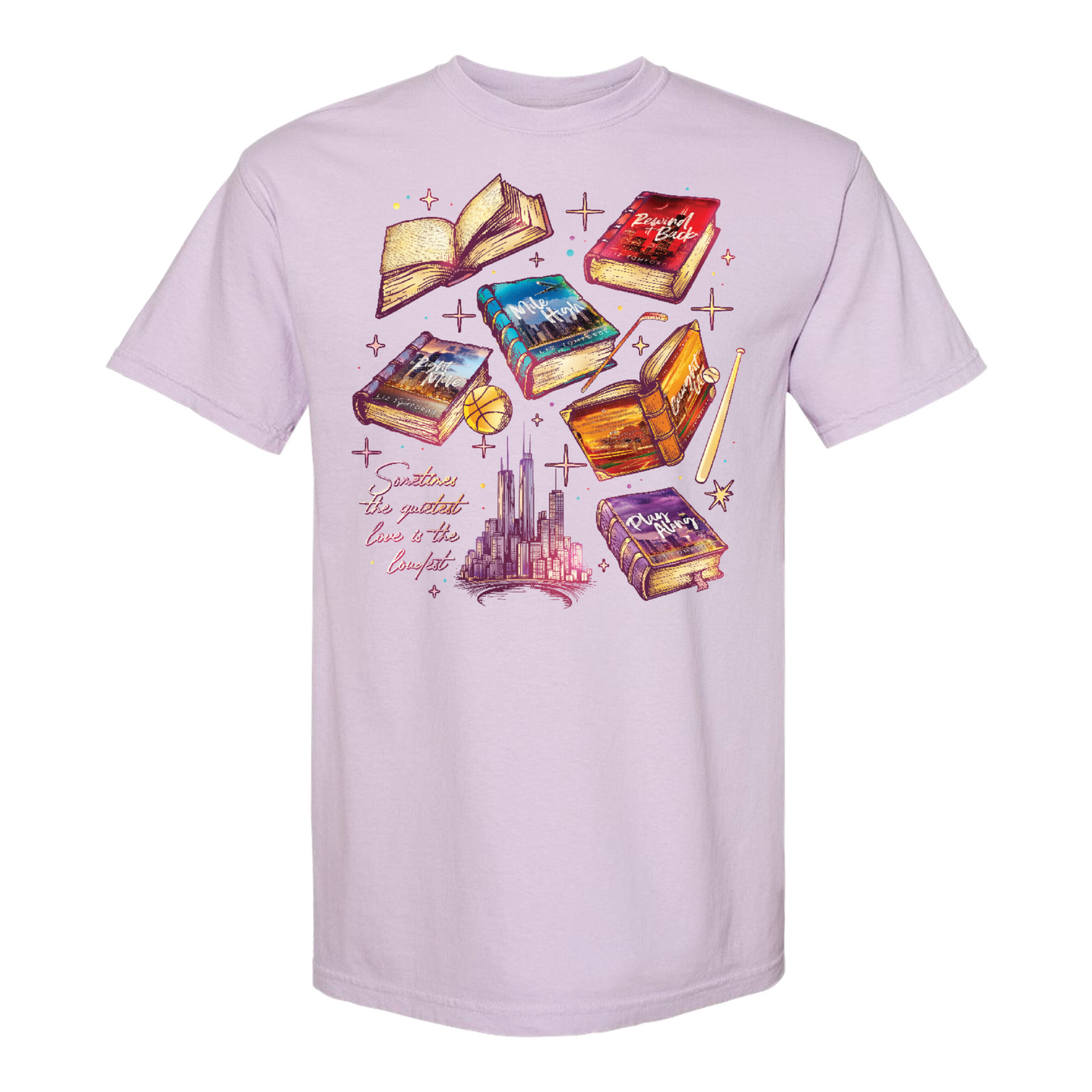 Ice Hockey Romance Comfort Color Shirt, Windy City Series Book Shirt, Liz Tomforde Fan Club Shirt