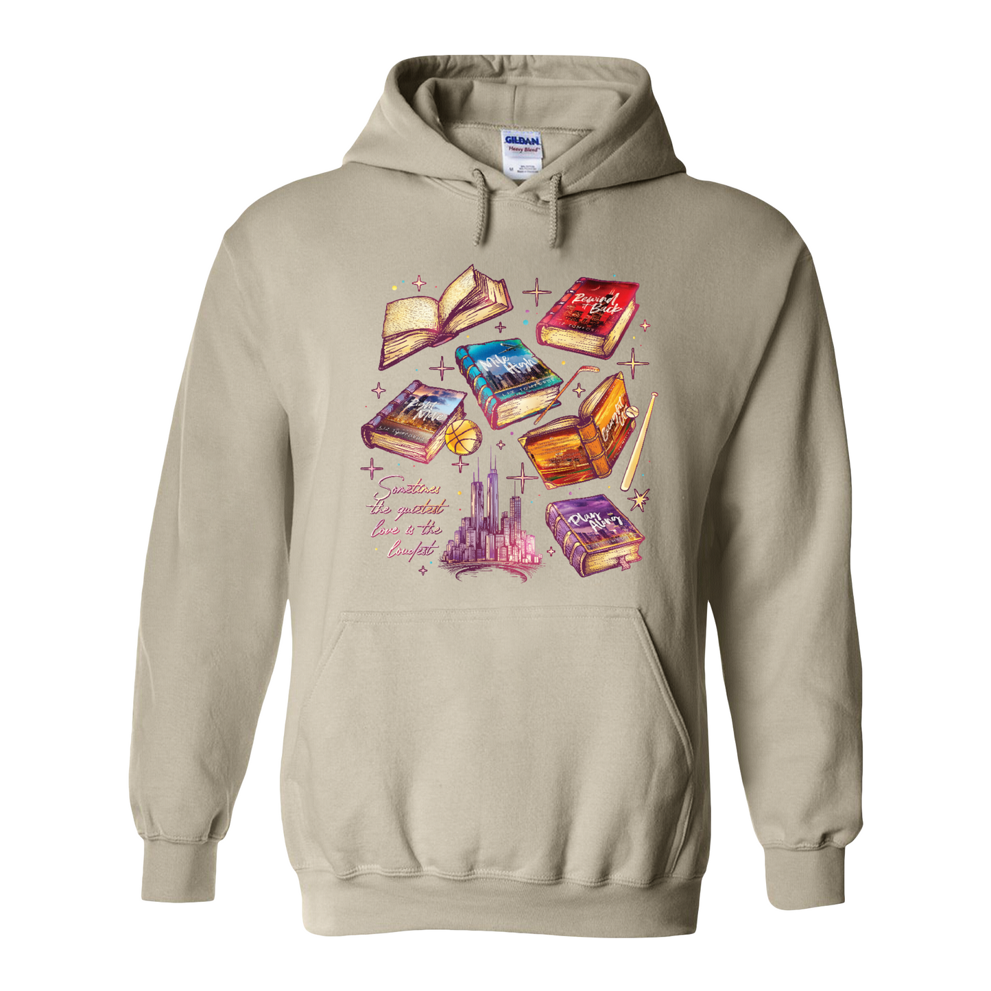 Ice Hockey Romance Hoodie, Windy City Series Book Hoodie, Liz Tomforde Fan Club Hoodie