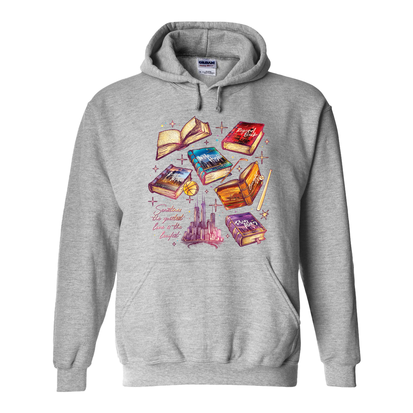 Ice Hockey Romance Hoodie, Windy City Series Book Hoodie, Liz Tomforde Fan Club Hoodie