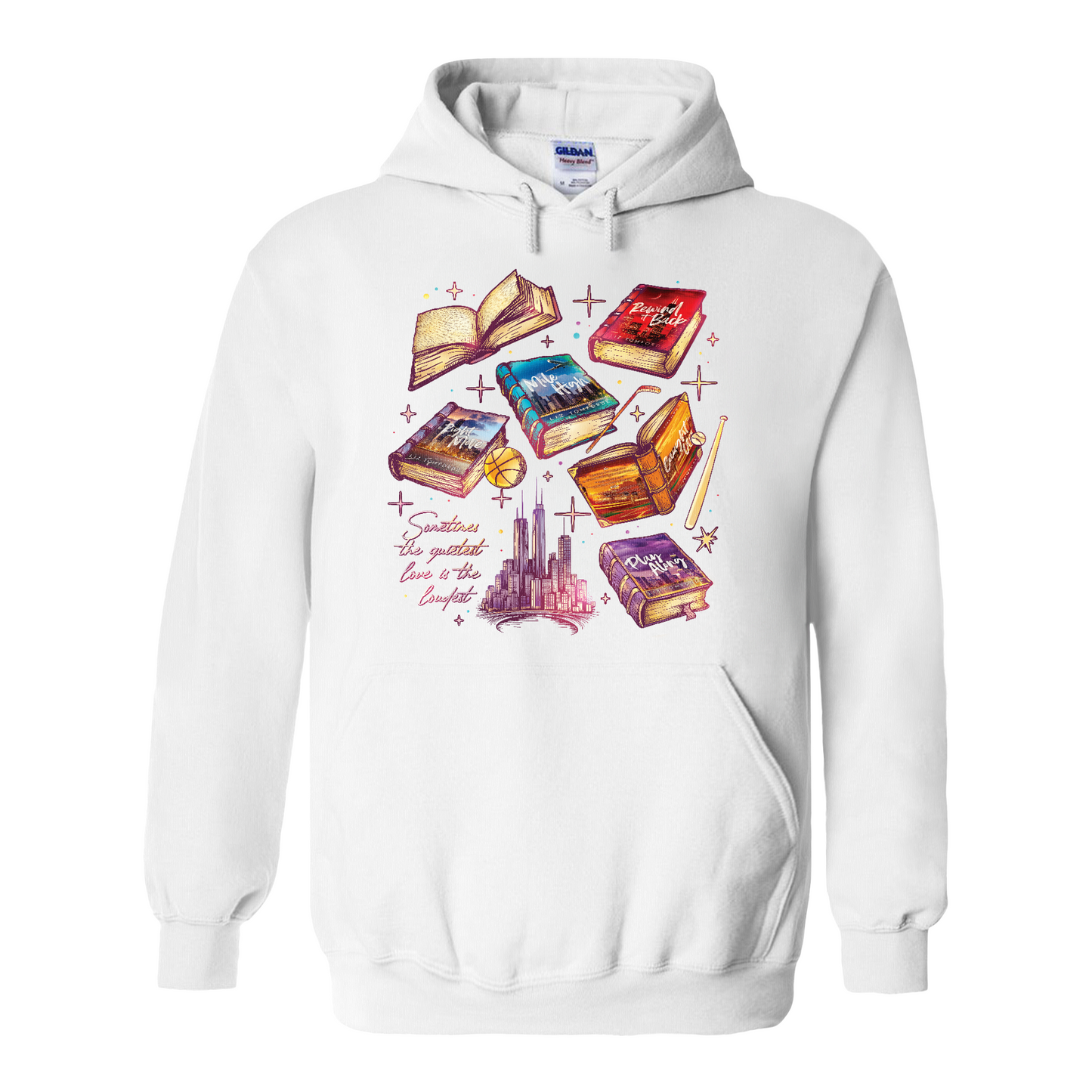Ice Hockey Romance Hoodie, Windy City Series Book Hoodie, Liz Tomforde Fan Club Hoodie