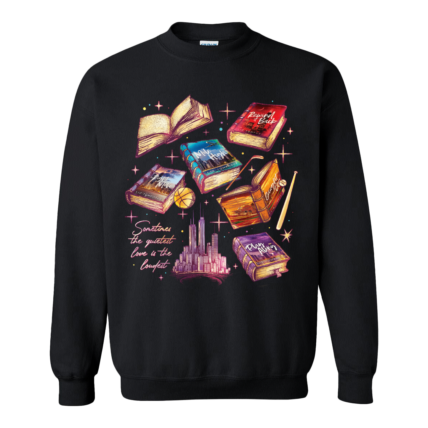 Ice Hockey Romance Sweatshirt, Windy City Series Book Sweatshirt, Liz Tomforde Fan Club Sweatshirt