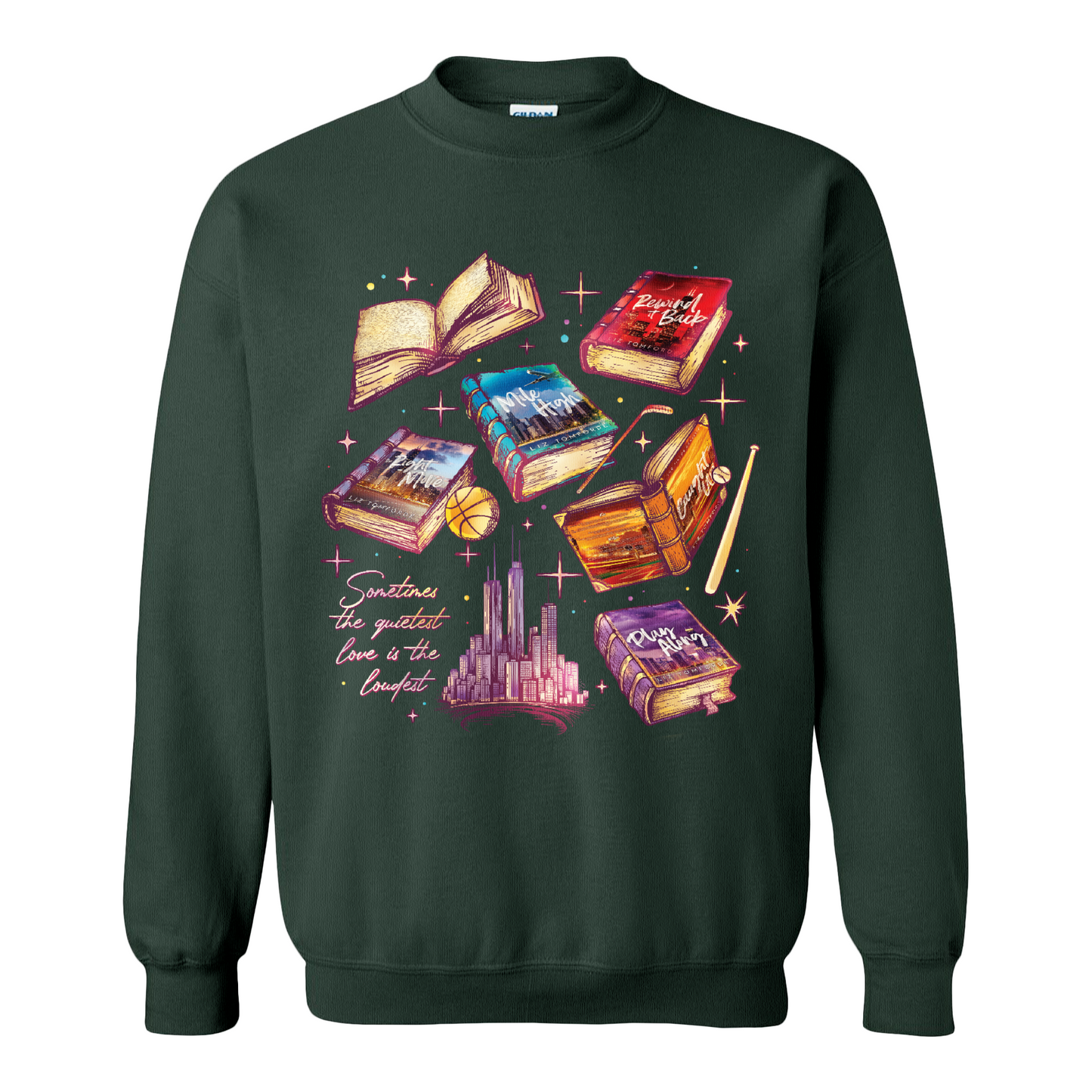 Ice Hockey Romance Sweatshirt, Windy City Series Book Sweatshirt, Liz Tomforde Fan Club Sweatshirt