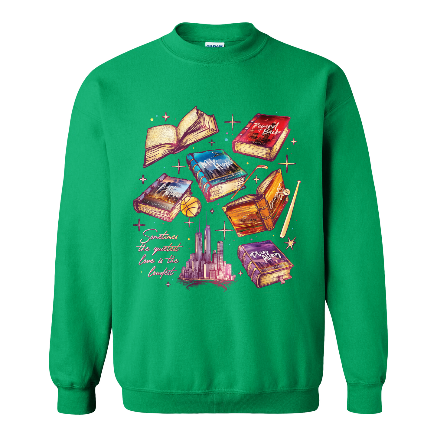 Ice Hockey Romance Sweatshirt, Windy City Series Book Sweatshirt, Liz Tomforde Fan Club Sweatshirt