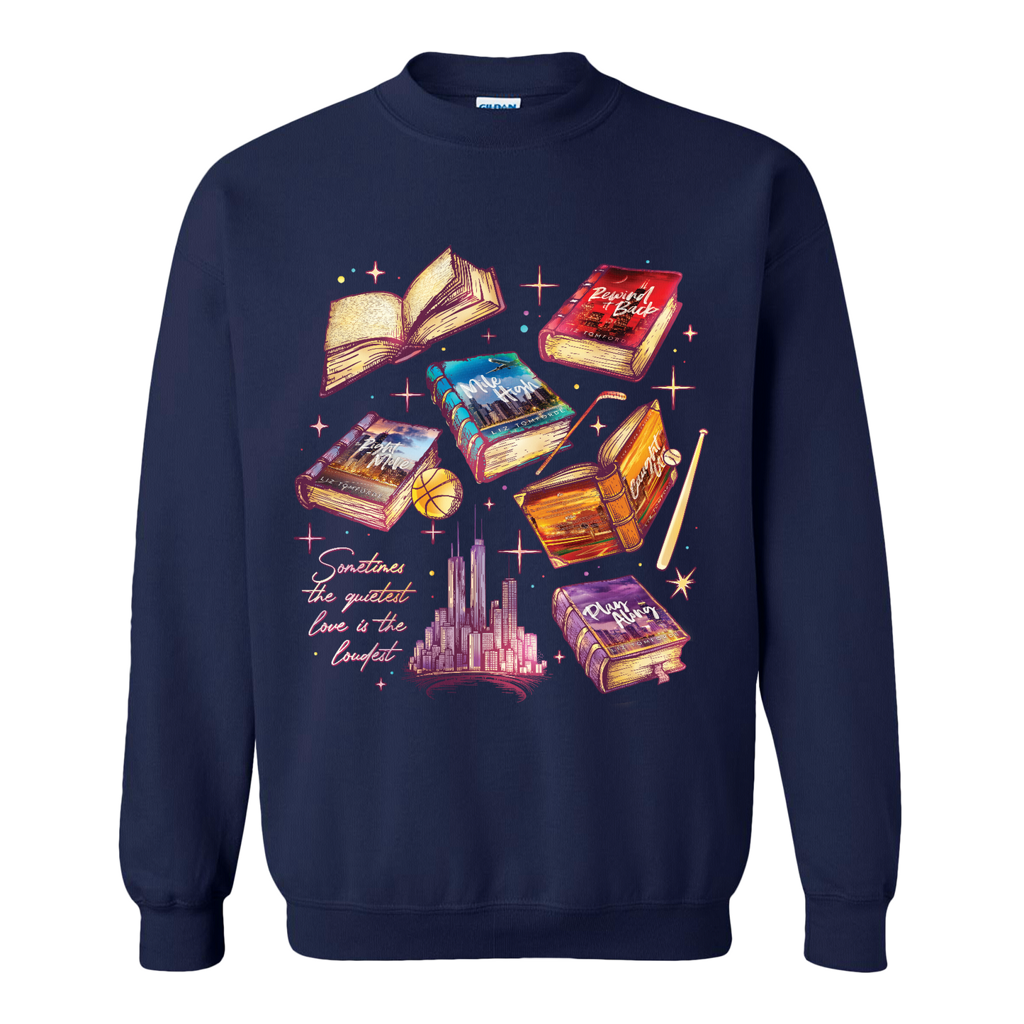 Ice Hockey Romance Sweatshirt, Windy City Series Book Sweatshirt, Liz Tomforde Fan Club Sweatshirt