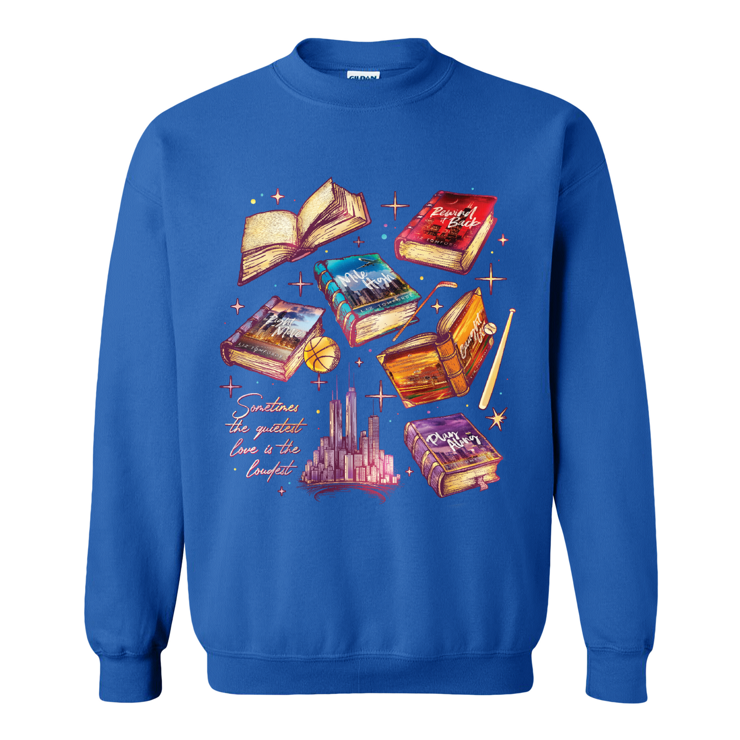 Ice Hockey Romance Sweatshirt, Windy City Series Book Sweatshirt, Liz Tomforde Fan Club Sweatshirt