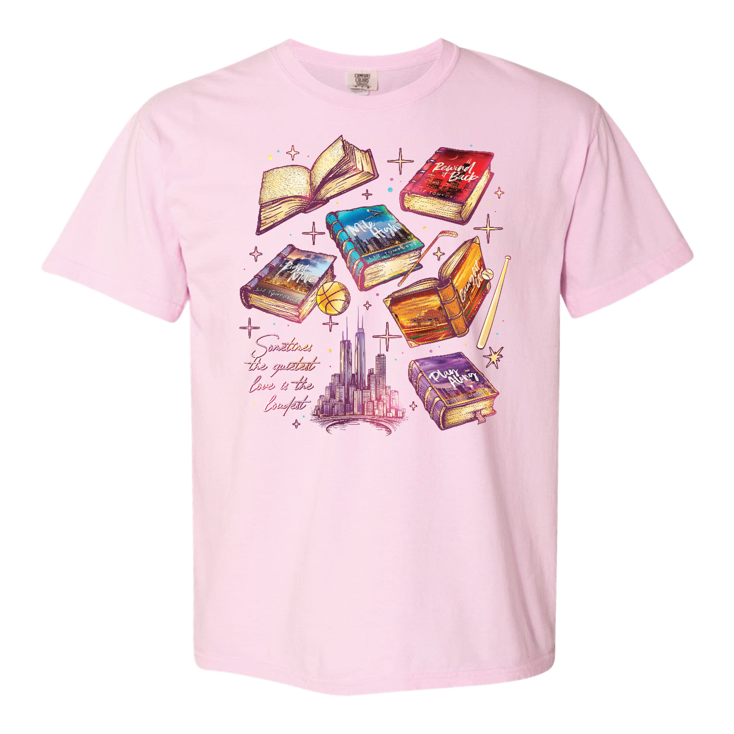 Ice Hockey Romance Comfort Color Shirt, Windy City Series Book Shirt, Liz Tomforde Fan Club Shirt