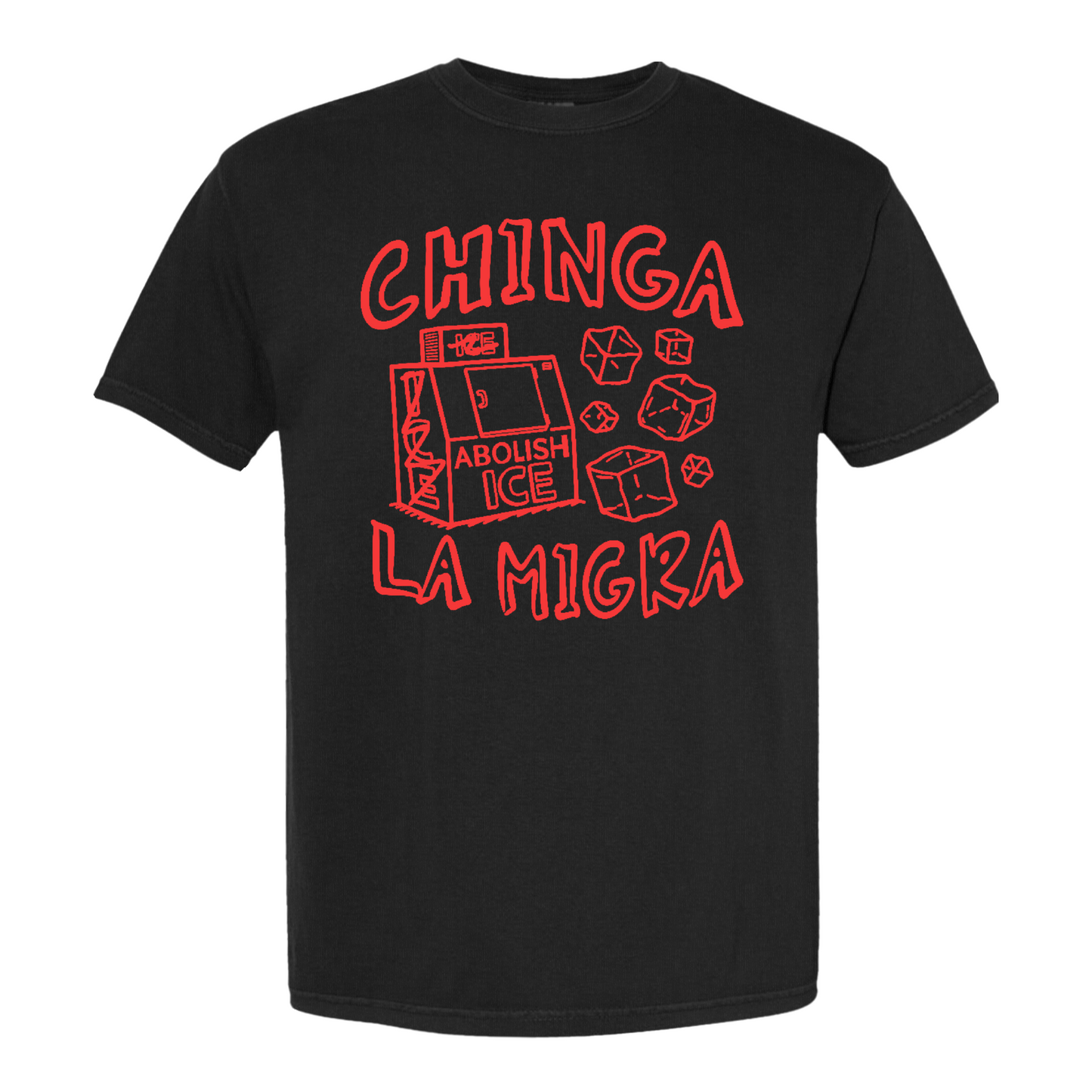 Immigrant Human Rights Comfort Color Shirt, Chinga La Migra Shirt, Abolish Ice No Human Is Illegal Shirt