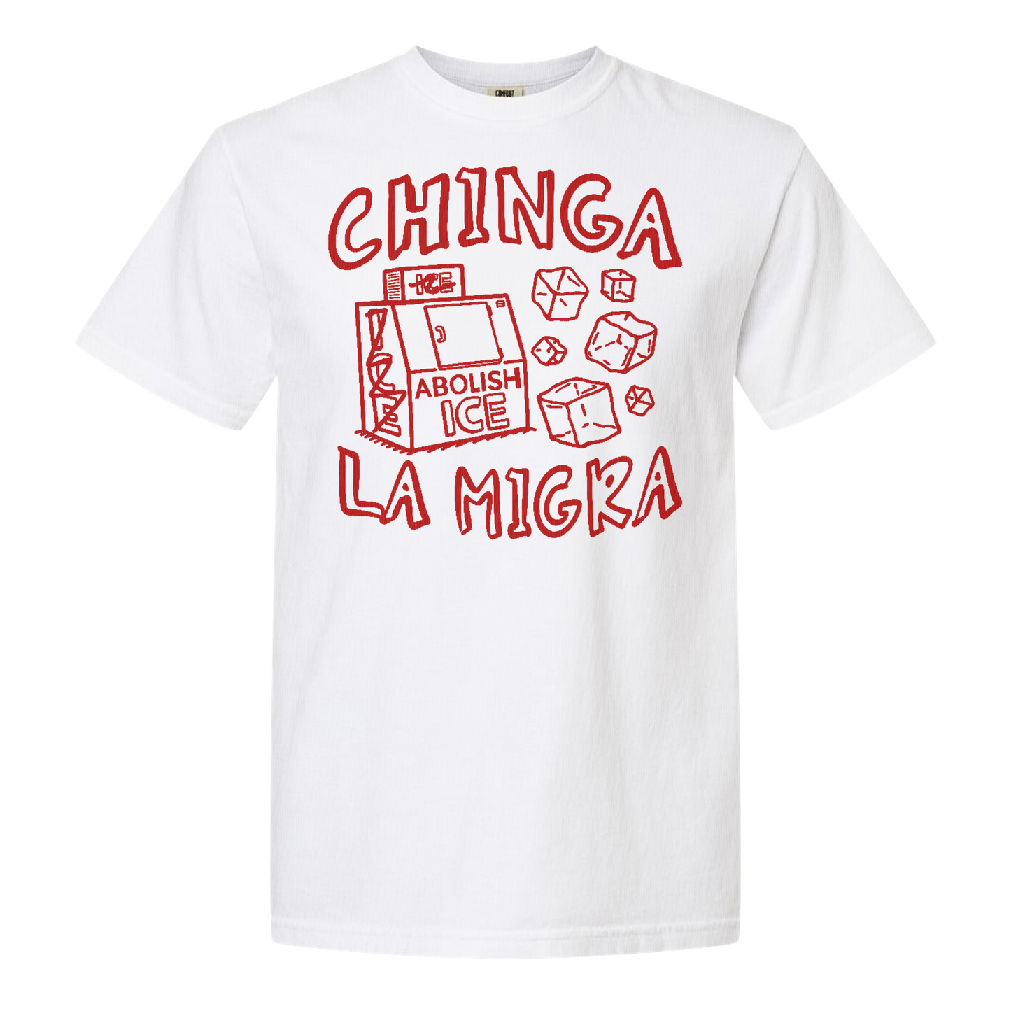 Immigrant Human Rights Comfort Color Shirt, Chinga La Migra Shirt, Abolish Ice No Human Is Illegal Shirt