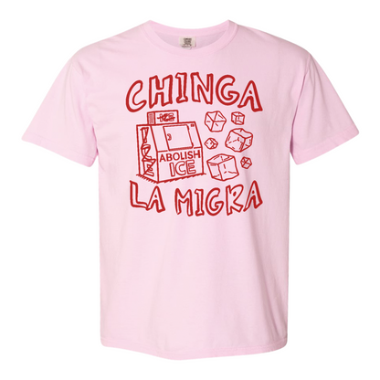 Immigrant Human Rights Comfort Color Shirt, Chinga La Migra Shirt, Abolish Ice No Human Is Illegal Shirt
