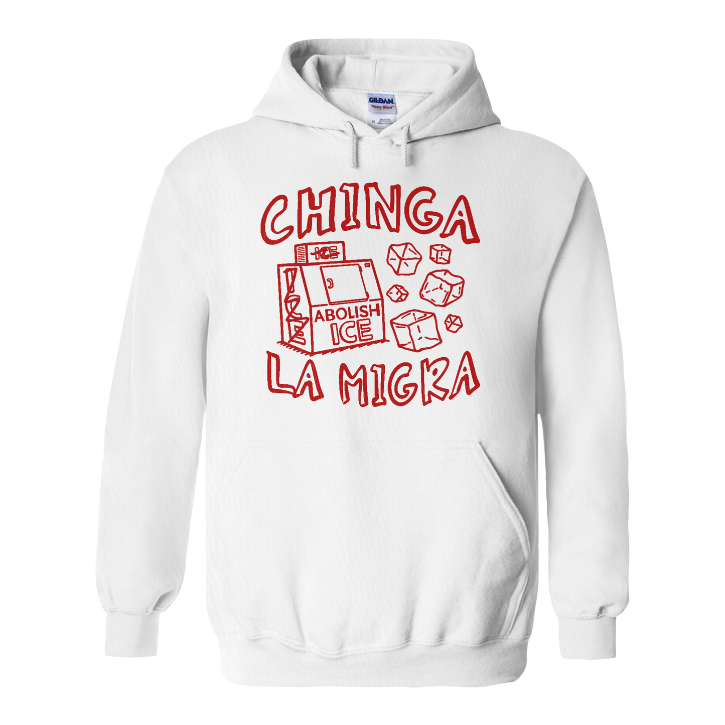 Immigrant Human Rights Hoodie, Chinga La Migra Hoodie, Abolish Ice No Human Is Illegal Hoodie