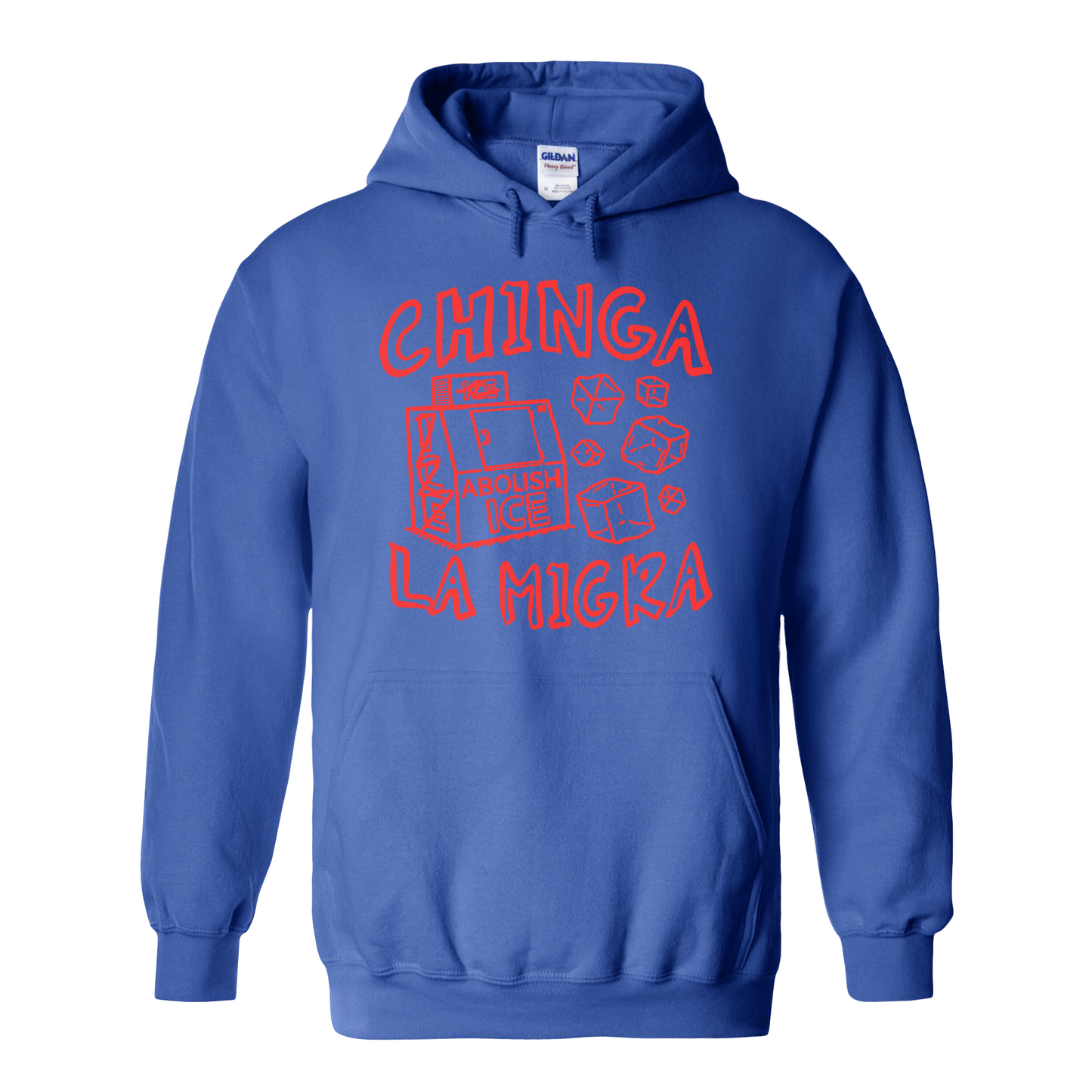 Immigrant Human Rights Hoodie, Chinga La Migra Hoodie, Abolish Ice No Human Is Illegal Hoodie