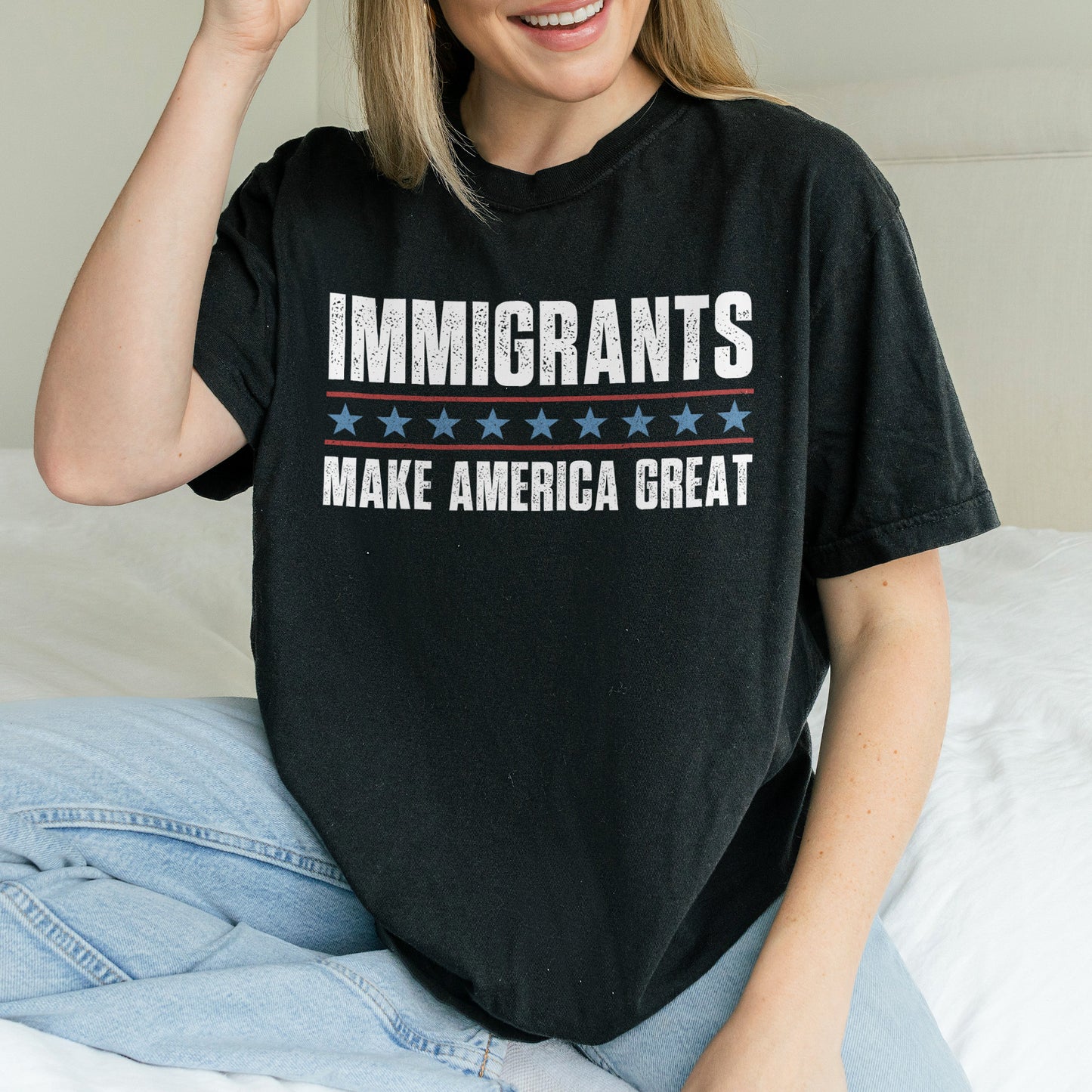 Immigrants Make America Great Patriotic Shirt