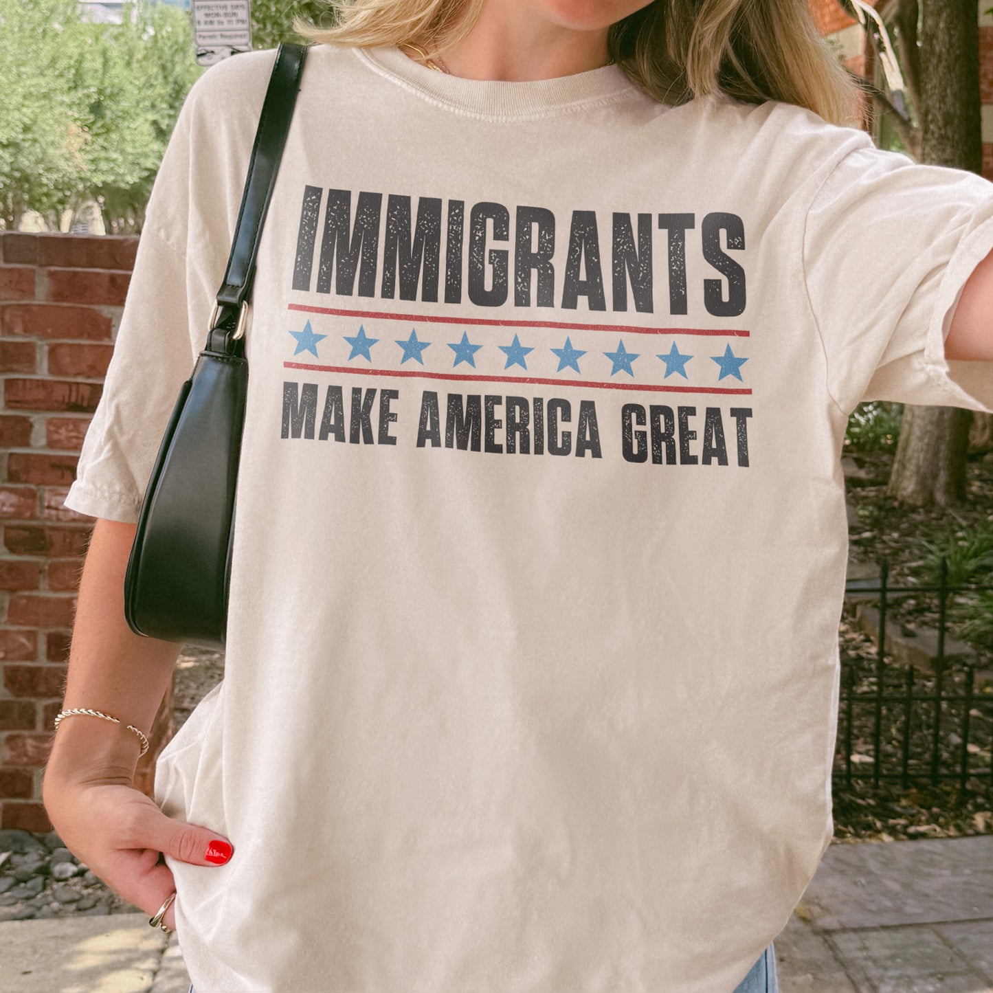 Immigrants Make America Great Patriotic Shirt