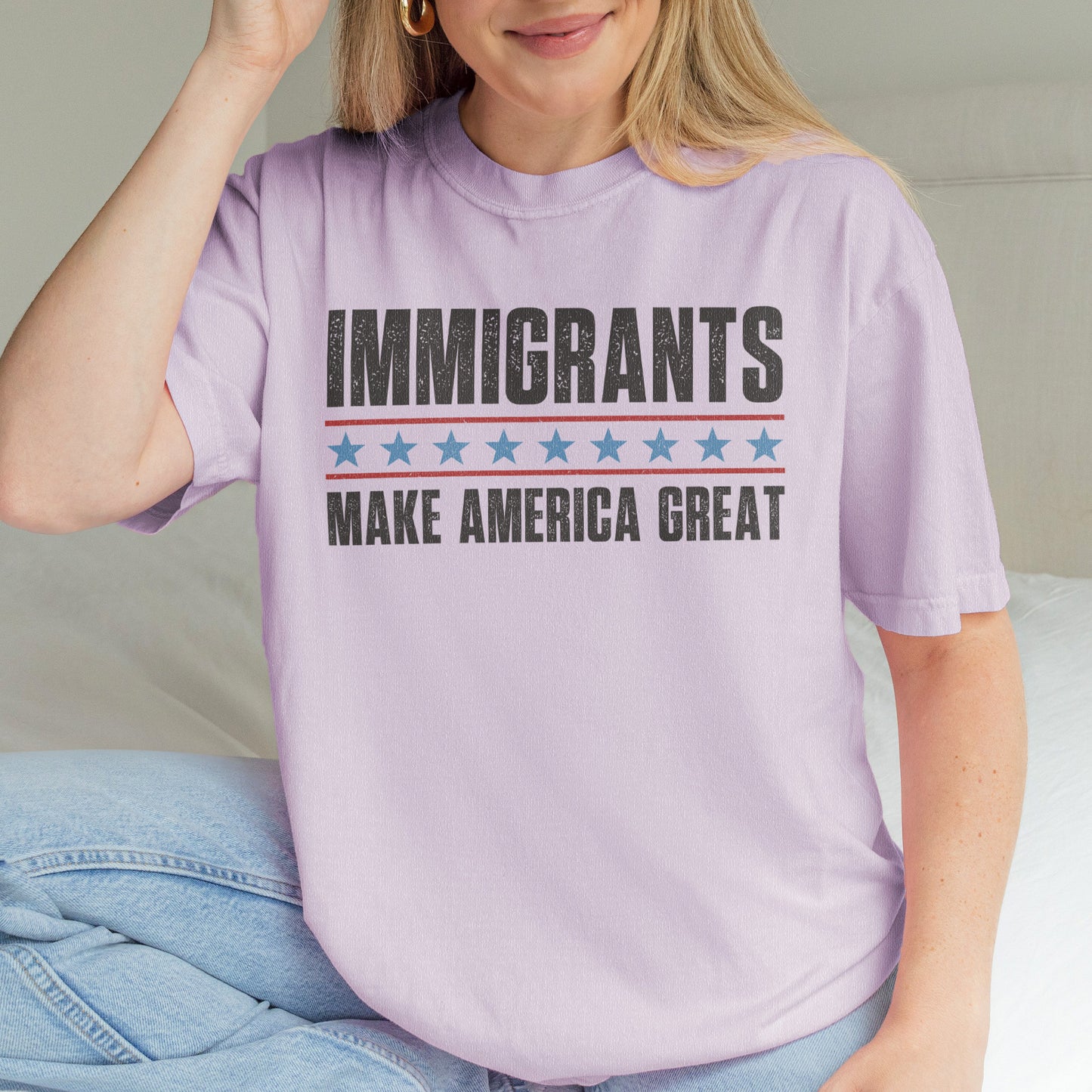 Immigrants Make America Great Patriotic Shirt