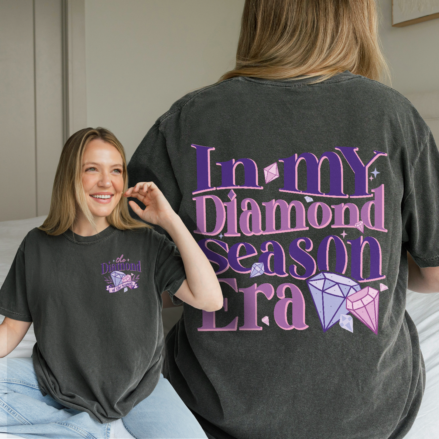 In My Diamond Season Era, Bridgerton Inspired Regency Aesthetic for Book Lover Tshirt