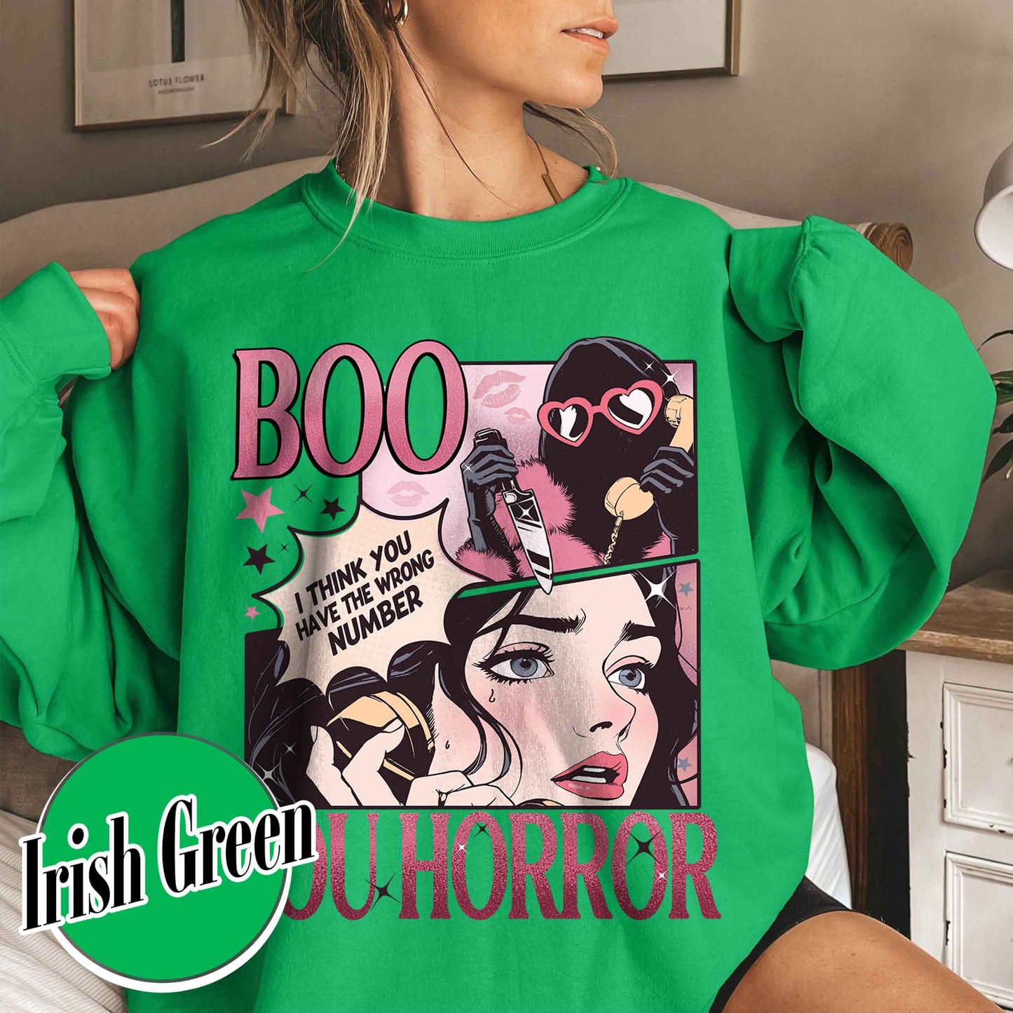 Halloween Sweatshirt, Boo Your Horror Halloween Sweatshirt, Horror Sweatshirts, Halloween Gift, Stay Spooky Sweatshirt