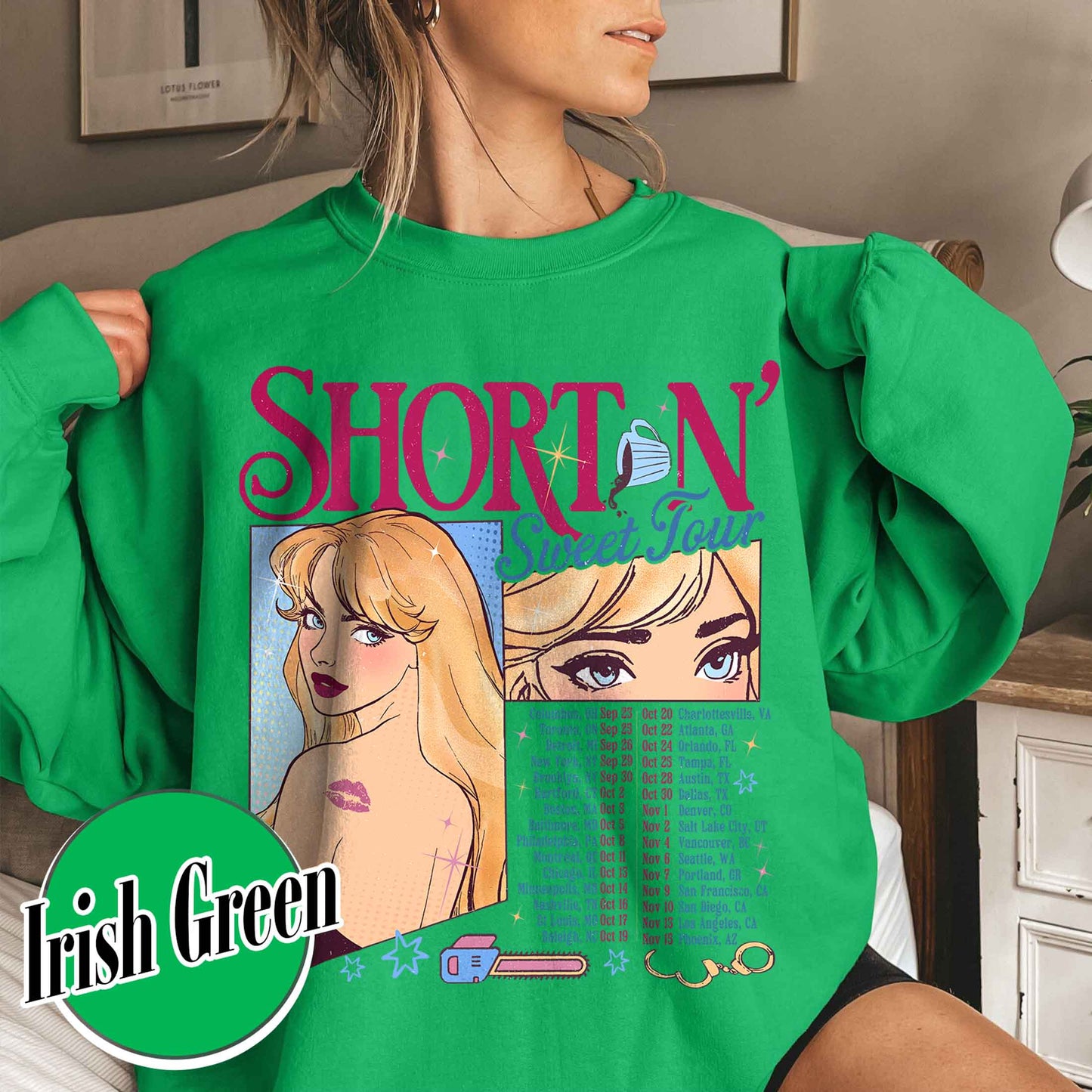 Short N Sweet Sweatshirt,Music Tour 2024,Please Please Please Sweatshirt,Espresso Sweatshirt,Concert Sweatshirt,Soft Girl Aesthetic,Music Lover Gift,Taste Sweatshirt