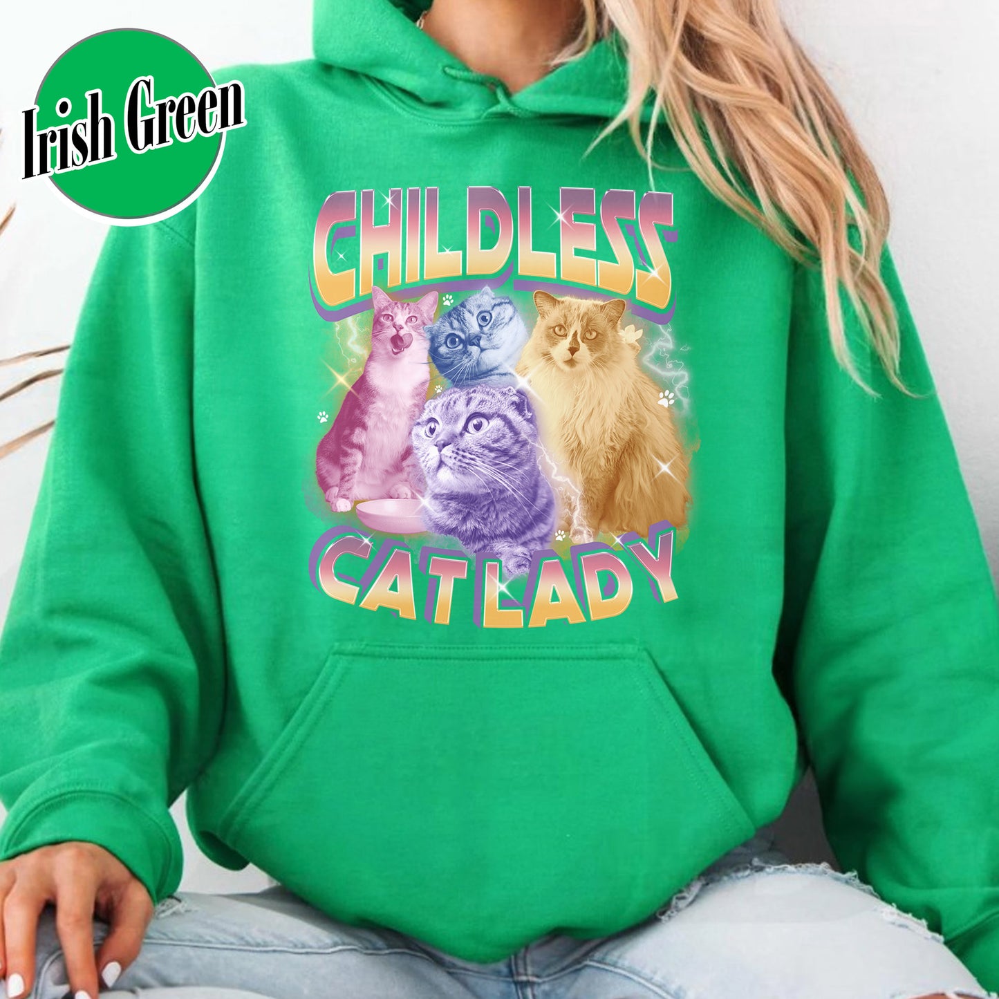 Election Hoodie, Childless Cat Lady Custom Bootleg 2024 Hoodie, Madame President Hoodie