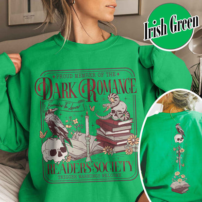 Dark Romance Book Club Sweatshirt, Good Girls Read Dark Romance Sweatshirt, Dark Romance Social Club, Dark Romance Era, Dark Romance Gift, Book Lover