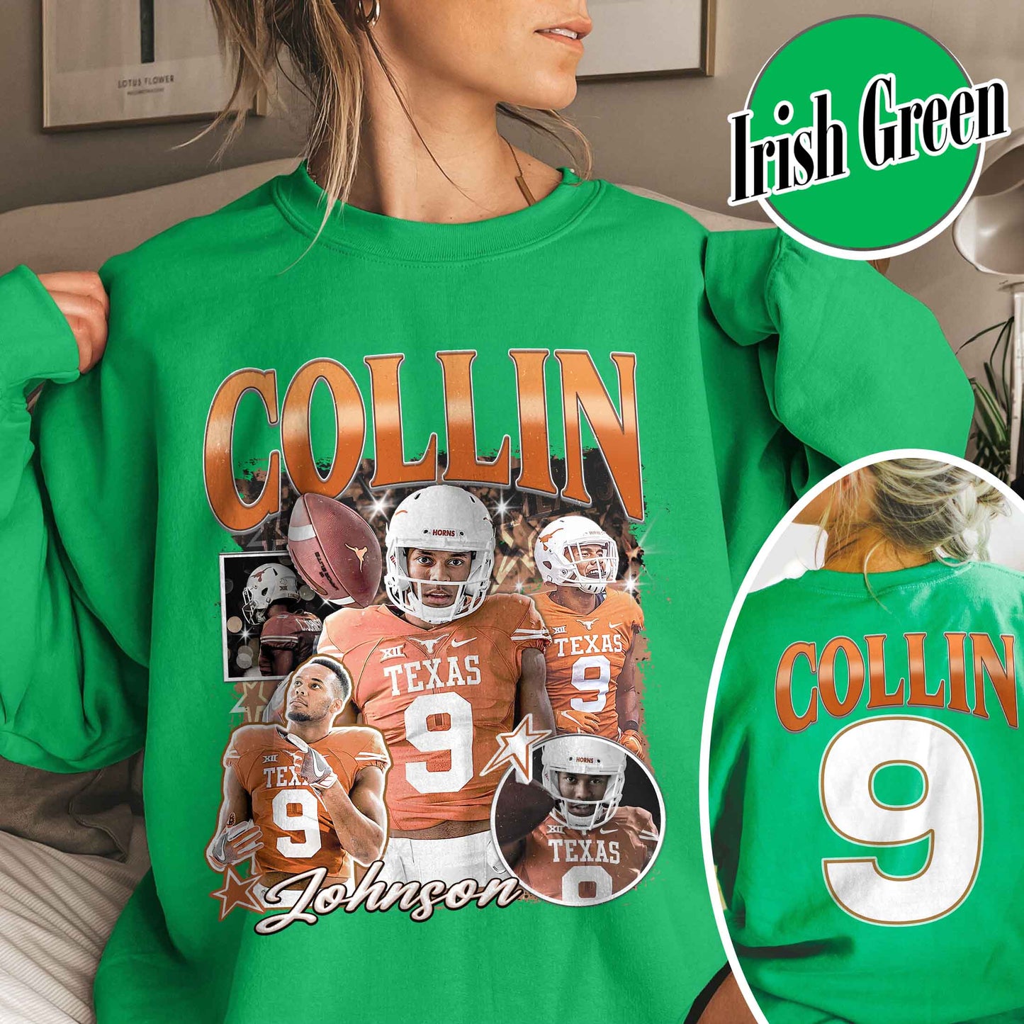 Football Custom Bootleg Sweatshirt, Supportive Game Days Sweatshirt, Custom Player Sweatshirt