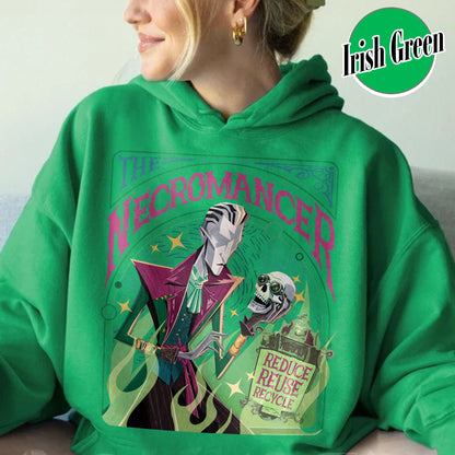 Game Lover Hoodie,The Necromancer Hoodie,Dragon Game Lover,Video Gaming Merch,Women's Video Game Gift,Gamer Hoodie,Fantasy Hoodie,Gaming Apparel