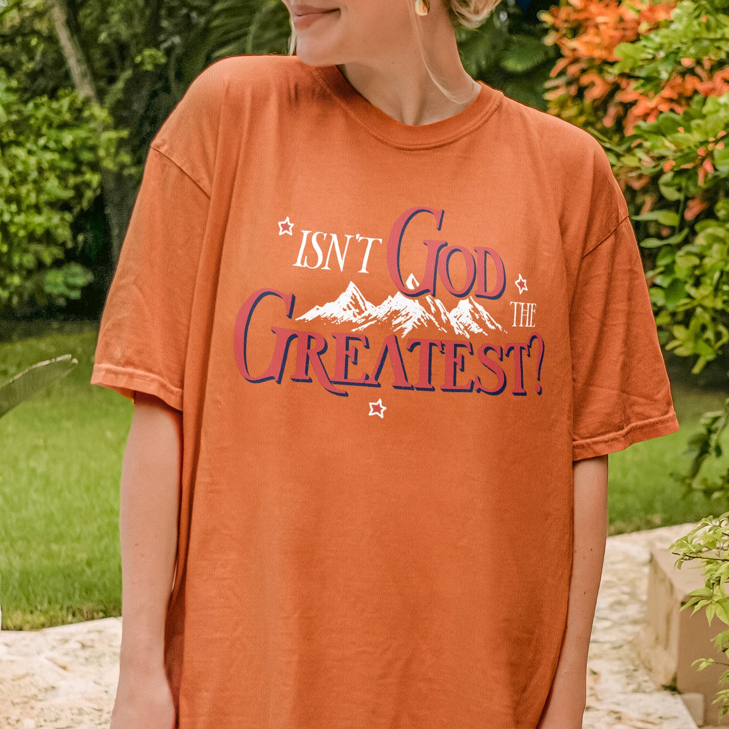 Isn’t God the Greatest Shirt: Christian God Shirt, Jesus Bible Verse Graphic