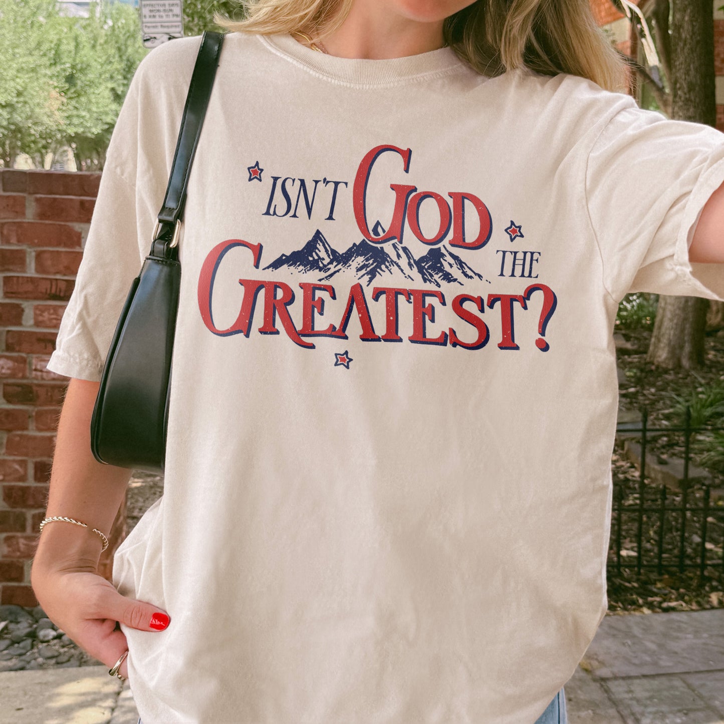 Isn’t God the Greatest Shirt: Christian God Shirt, Jesus Bible Verse Graphic