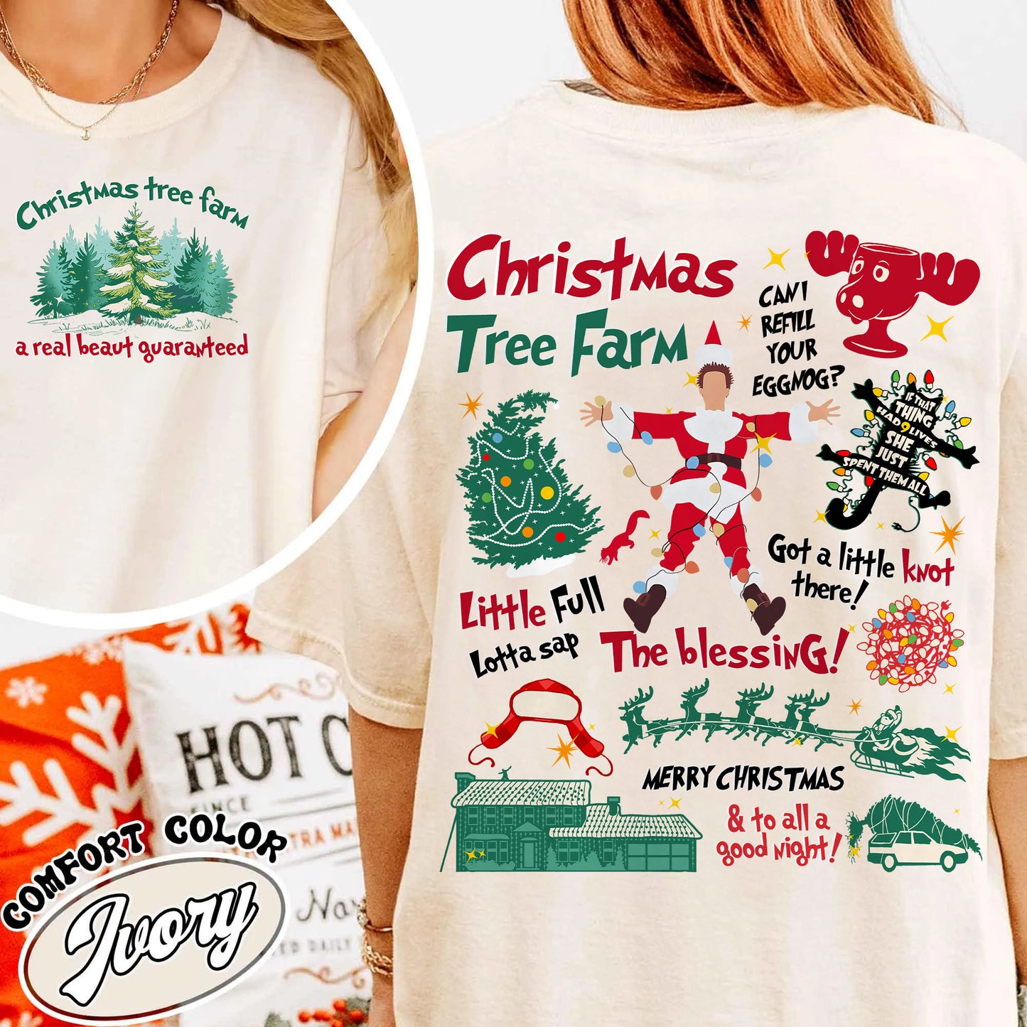 Christmas Tree Farm Shirt, Farm Fresh Christmas Trees Shirt, Christmas Tree Farm a Real Beaut Guaranteed Shirt, Tree Farm Since 1989