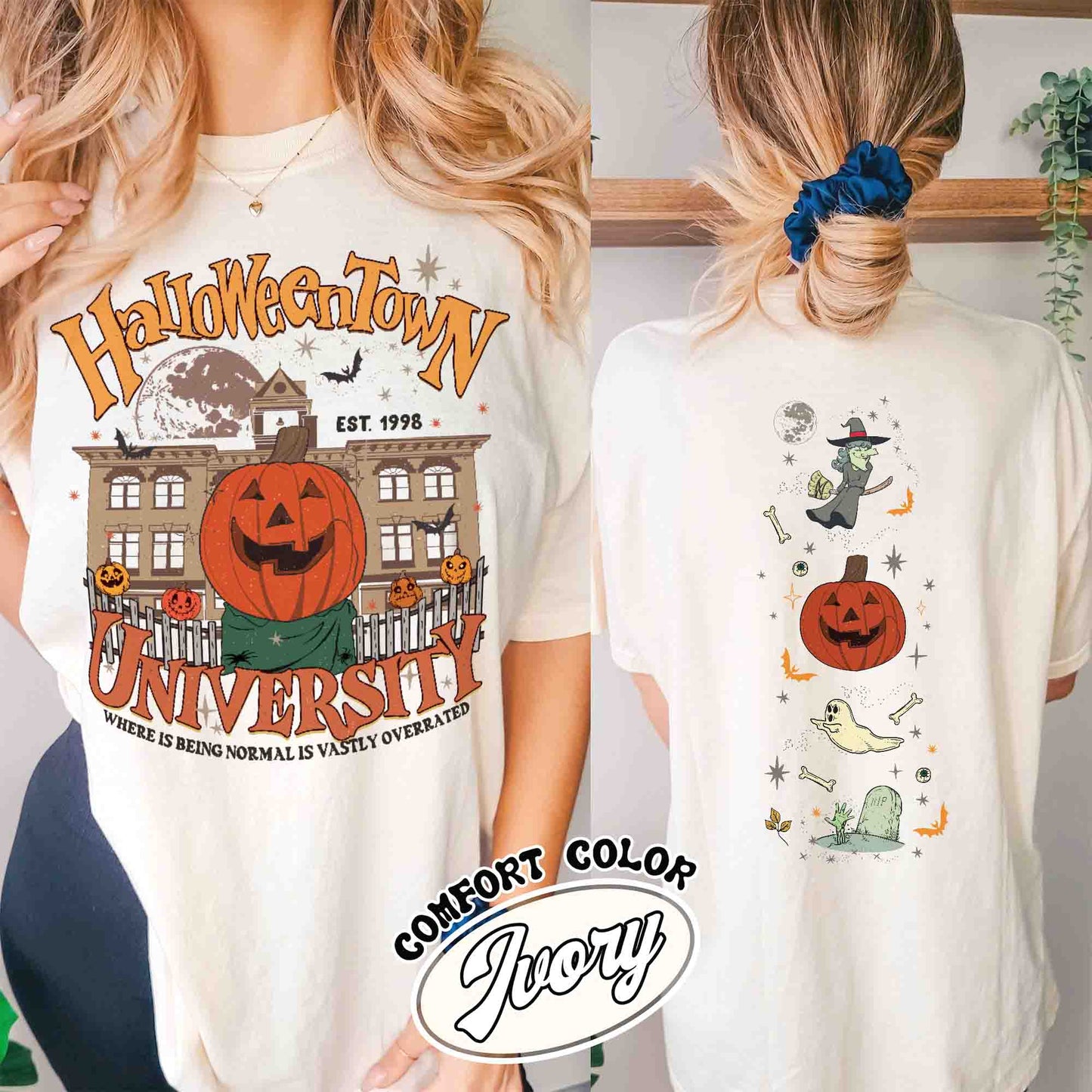 Halloweentown Est 1998 Shirt, Halloweentown Shirt, Halloweentown University Shirt, Fall Shirt, Autumn Shirt, Halloween Shirt, Cute Halloween