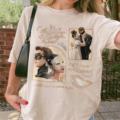From Masquerade to Marriage – Benophie Inspired – Bridgerton Benedict & Sophie Regency Romance Tshirt