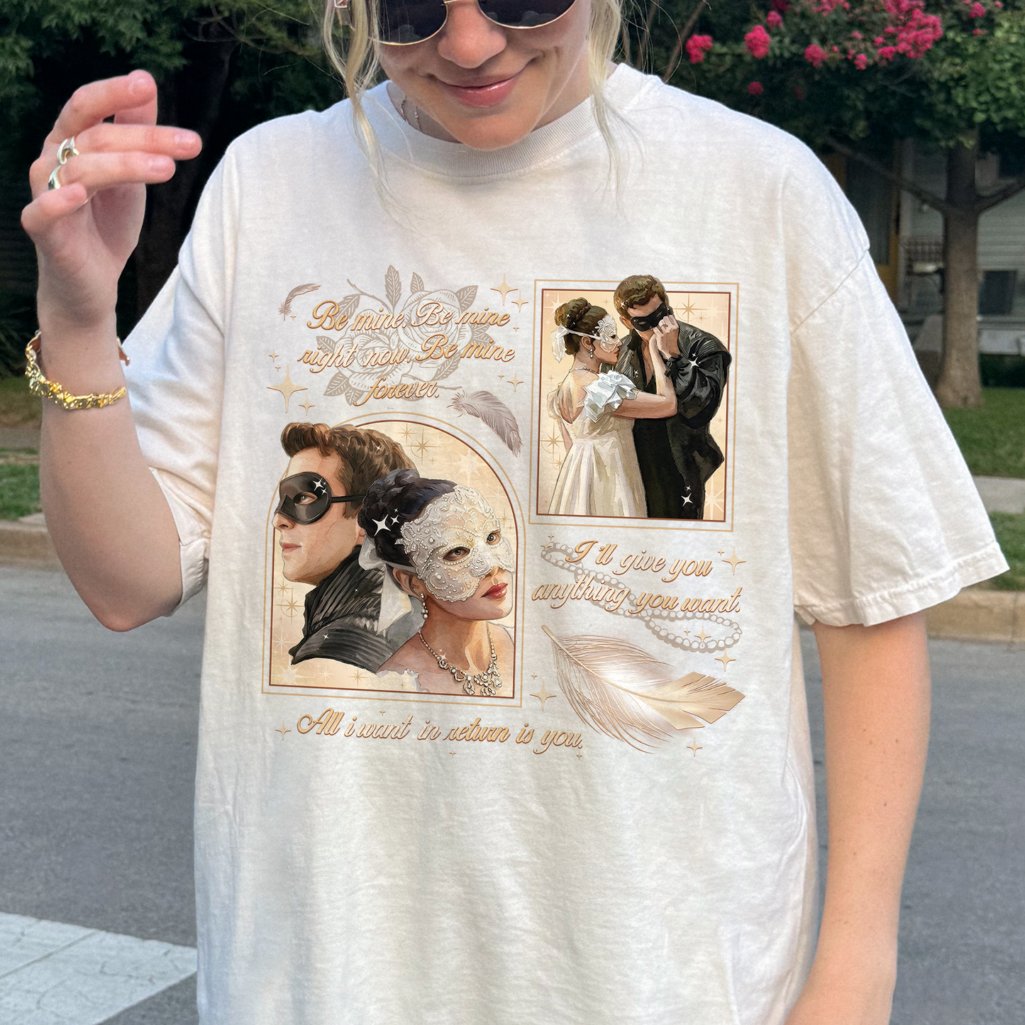 From Masquerade to Marriage – Benophie Inspired – Bridgerton Benedict & Sophie Regency Romance Tshirt